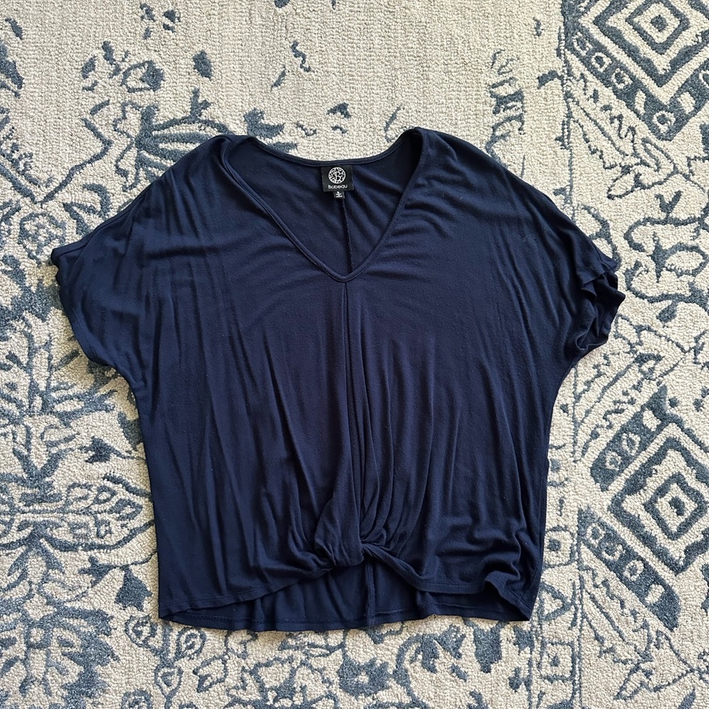 Navy Blue Blouse